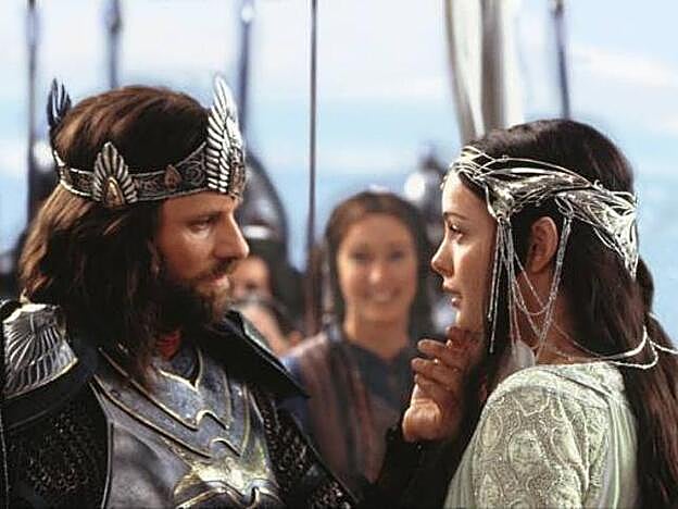 Arwen, elfa florero en El señor de los anillos