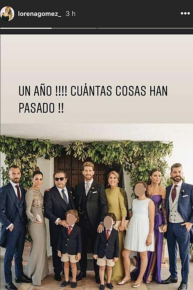 Esta es la imagen compartida por Lorena y que ha levantado ampollas.