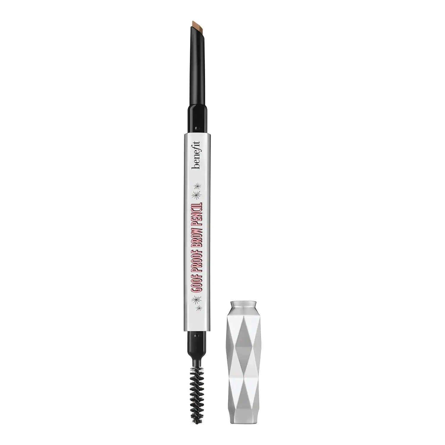 Con este lápiz de cejas Goof-Proof de Benefit Cosmetics, maquillarlas será lo más fácil que has hecho nunca. Fórmula untuosa, color modulable, punta biselada y cepillo para difuminar. ¡Lo tiene todo!  (28,95 euros) .
