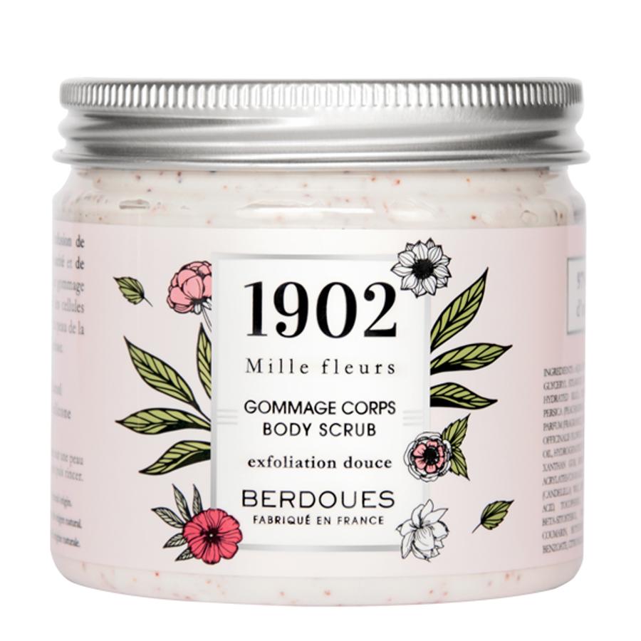 El Mille Fleurs Body Scrub de Very Coqueta (16 euros) es un exfoliante corporal, enriquecido con aceite de camelia, infusión de tila, extracto de caléndula y manteca de karité. Contiene hueso de melocotón, de propiedades exfoliantes, perfecto para eliminar las células muertas de la piel.
