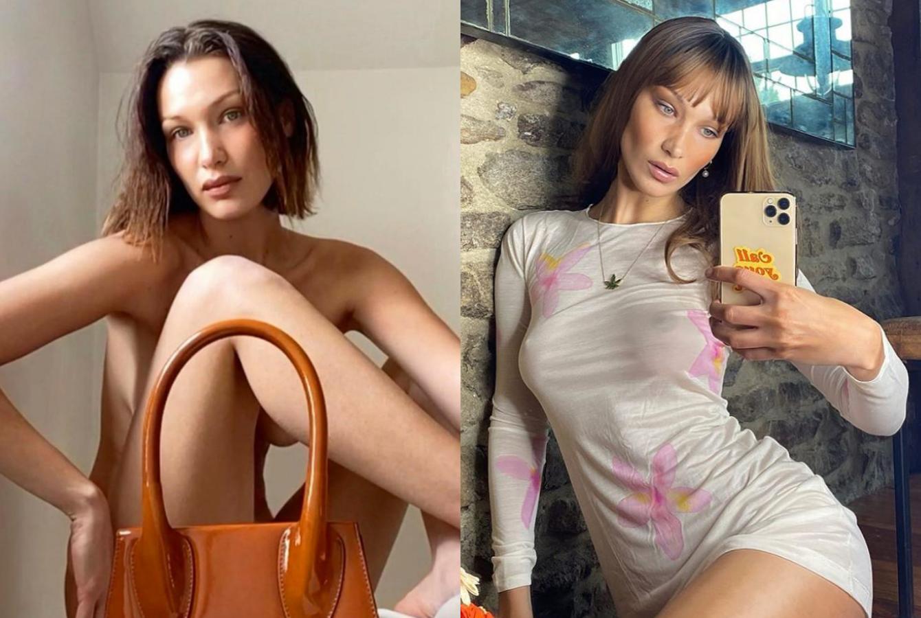 Bella Hadid no ha tardado en unirse a la tendencia de los flequillos abiertos con este cambio de look radical del que presumió en Instagram.