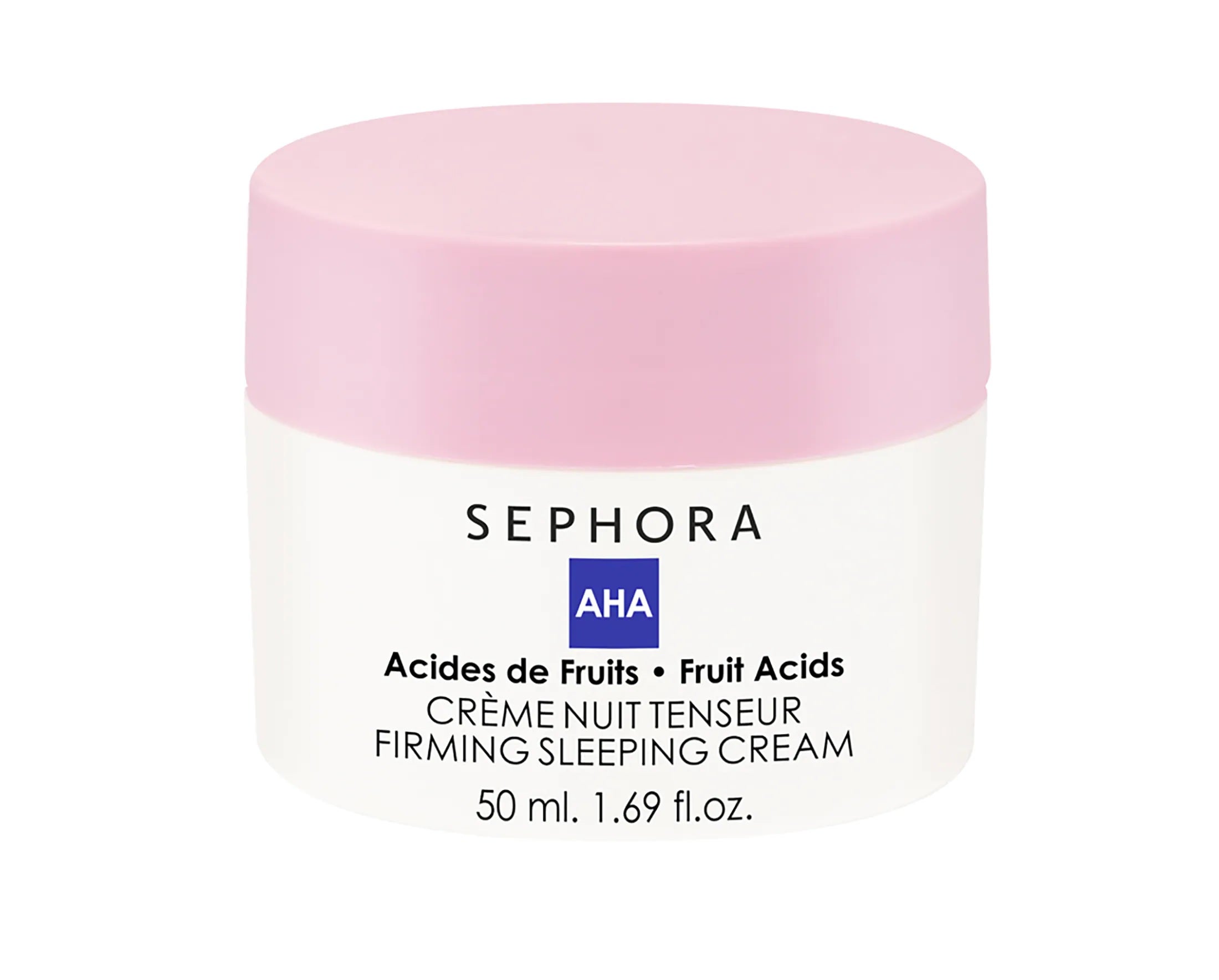 Sephora Collection no se queda atrás y también tiene su línea de cremas hidratantes baratas por menos de 20 euros tan irresistibles como esta de noche que se encarga de reafirmar el rostro, alisar la arrugas e iluminarlo mientras duermes gracias a sus péptidos naturales derivados de algas y ácidos de frutas naturales como el limón y la naranja.  (14,95 euros) .