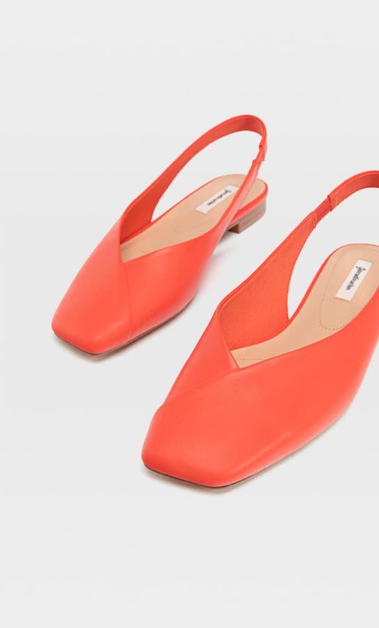 Bailarinas destalonadas, (9,99 euros).