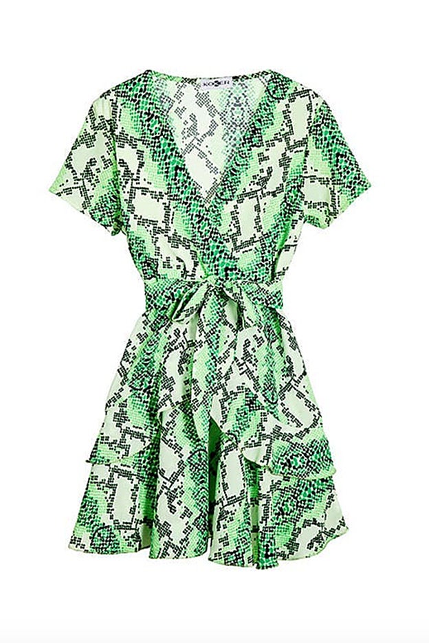 Detalle del vestido de Koker que ha lucido Alba Díaz en televisión.