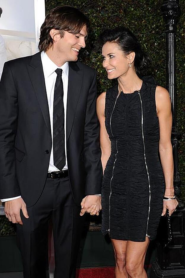Demi Moore y Ashton Kutcher estuvieron juntos de 2005 a 2013.