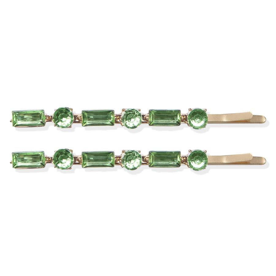 Horquillas metálicas con cristales de colores, de You Are The Princess (1,99 €).