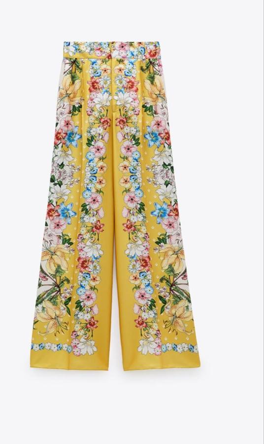 Pantalón culotte de flores, (39,95 euros).