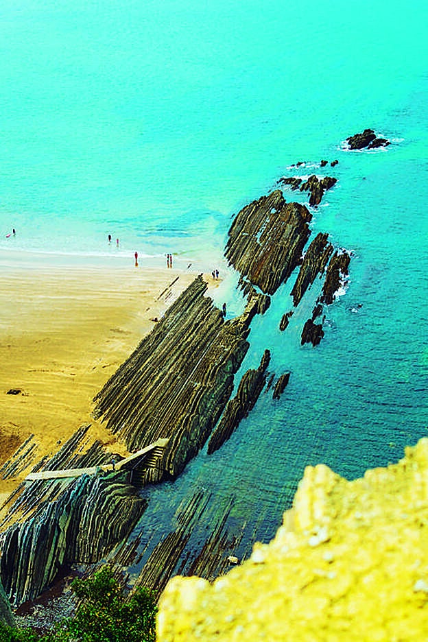 El flysch en Zumaia.