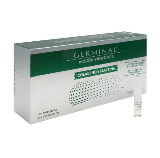 Para una piel joven inmediata, prueba este tratamiento flash en forma de  ampollas de Germinal . Contienen colágeno y elastina para conseguir una piel mucho más firme y joven. Antes: 35,08 euros. Ahora: 19,95 euros.