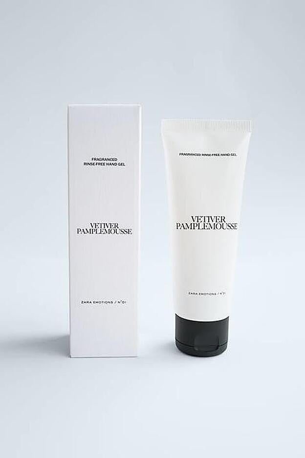 Gel de manos Fragranced rinse-free Vetiver Pamplemousse. (5,95 euros).