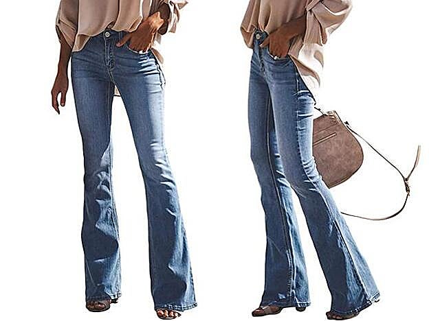 Estos vaqueros acampanados están entre los más vendidos de Amazon