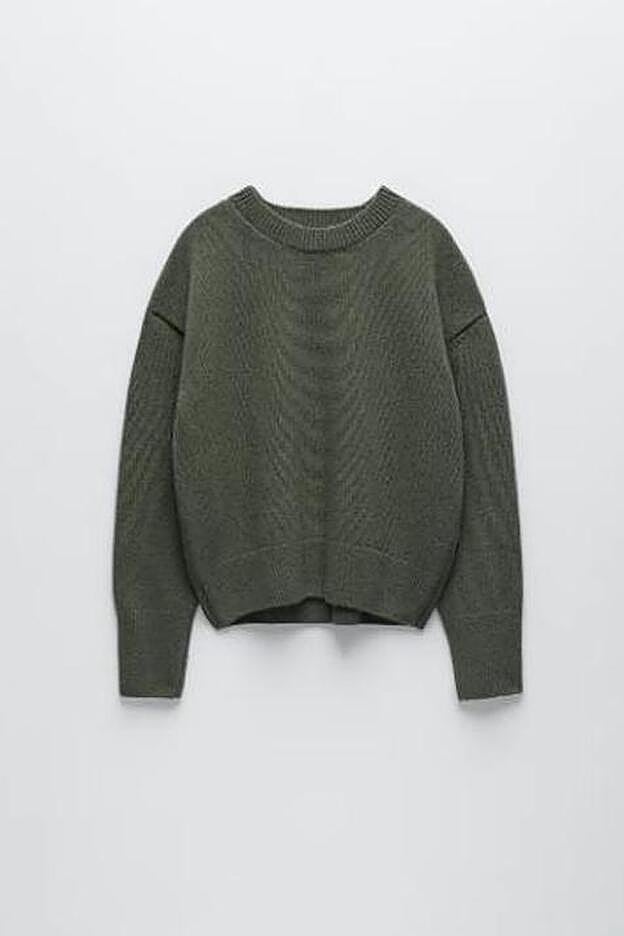 Jersey básico de Zara, de la nueva colección de otoño (49,95 euros).