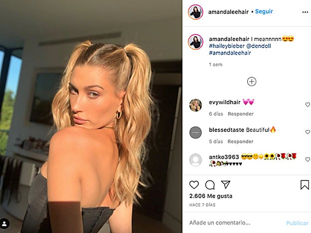 La peluquera Amanda Lee es la creadora del peinado a la última que luce Hailey Bieber.