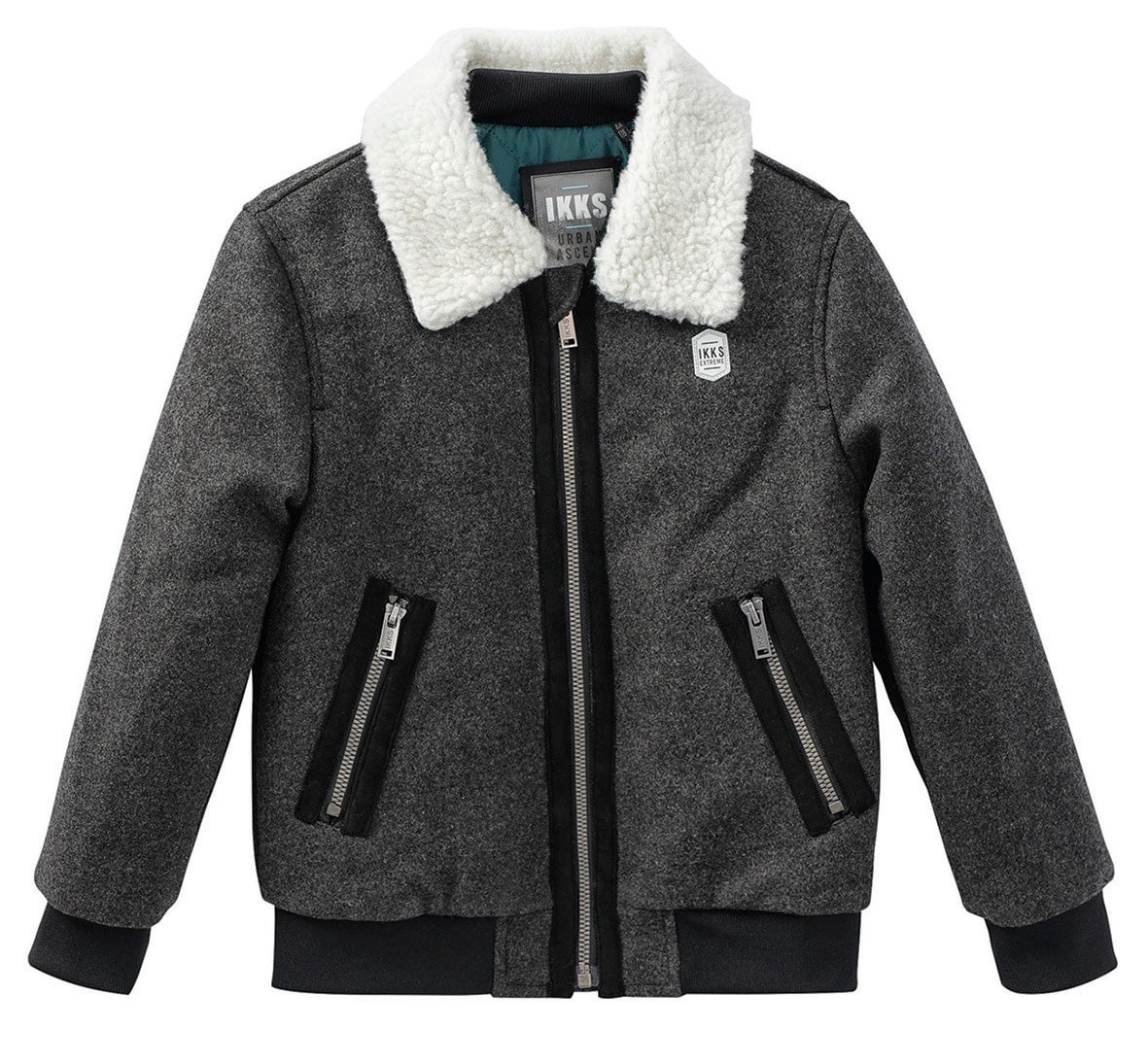 Cazadora de franela, de IKKS Junior.