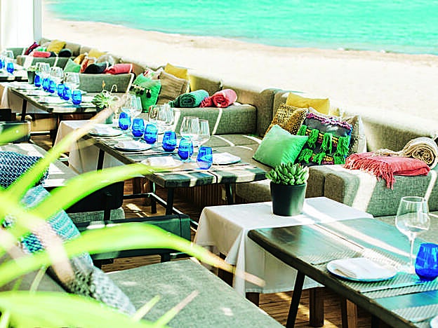 Chiringuito Blue, en Ibiza.