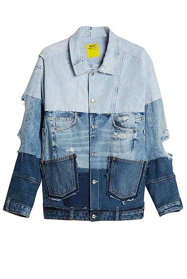 Cazadora de la colección Denim Hack, de Bershka.