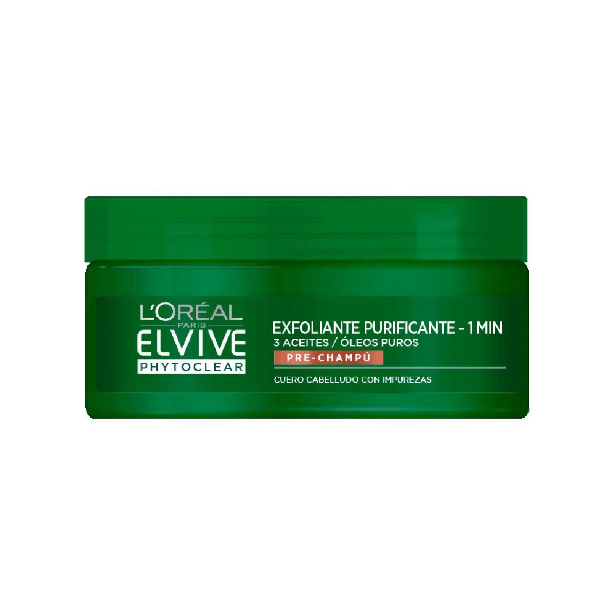 L'Oreal Paris Elvive tiene una versión anticaspa y purificante que es muy fácil de aplicar y que solo te llevará un minuto. Hazlo sobre el cabello mojado justo antes del champú, masajea durante 60 segundos y aclara con abundante agua. Ideal para acabar con la caspa de una vez por todas. ¿Su nombre? Phytoclear. ¿Su precio?  4,99 euros en Amazon .