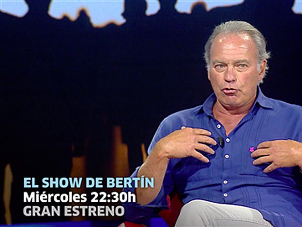 Bertín Osborne presentado su nuevo espacio en Canal Sur.
