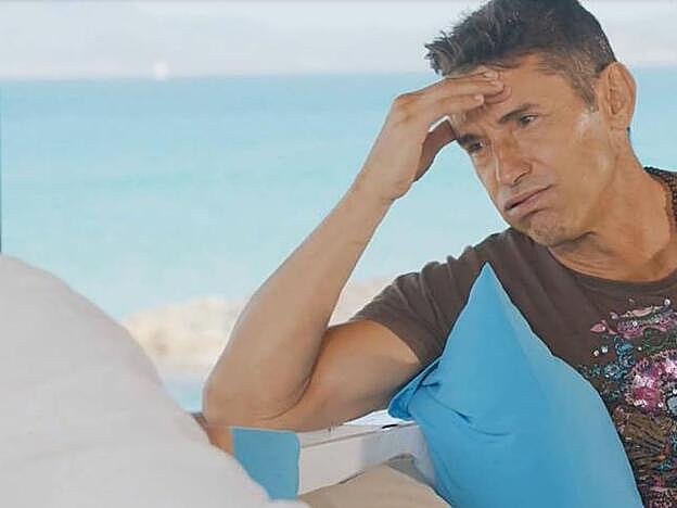 Jesús Vázquez en la entrevista.