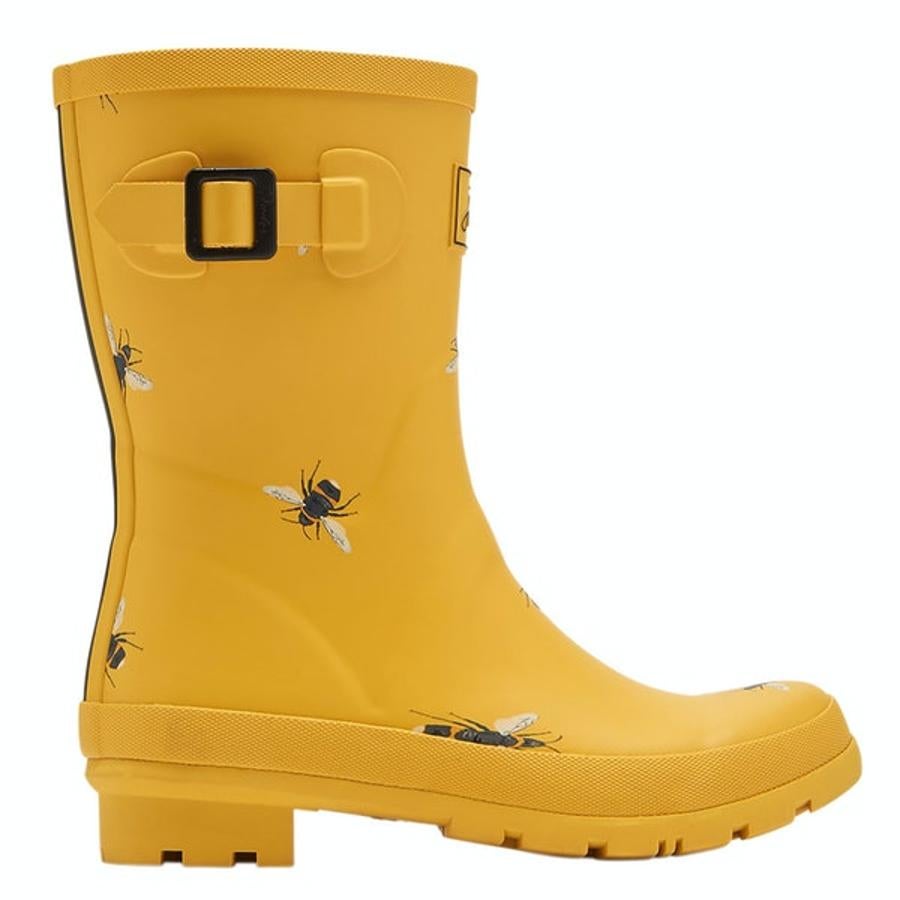 Botas con hebilla lateral y estampado de abejas, de Joules Molly (52 €).