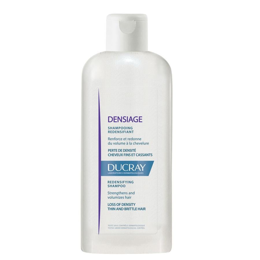 Densiage de Ducray (11,50 euros) contiene Albizia y Ginseng que aportan una acción antioxidante y luchan contra el envejecimiento capilar y del cuero cabelludo. Devuelve al cabello su volumen y densidad para conseguir unos cabellos fuertes y protegidos de las agresiones externas.