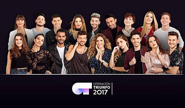 Todos los concursantes de la edición de 'OT' en la que participó.