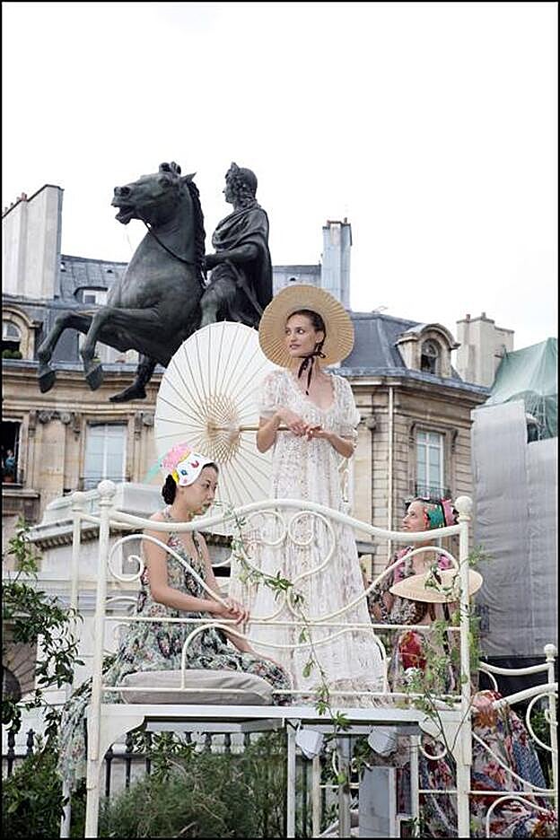 Desfile de Kenzo en París, en 2006.