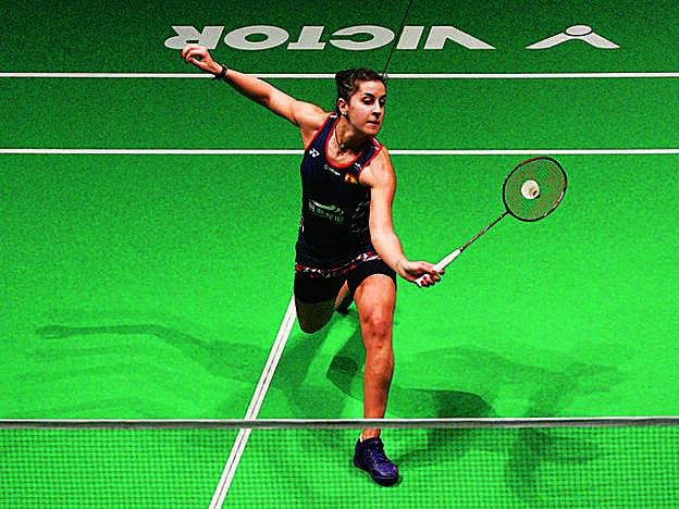 Carolina, en una competición en Malasia, el pasado enero.