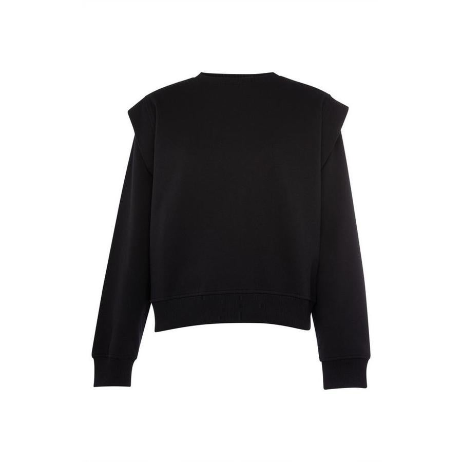 Sudadera negra, (17 euros).