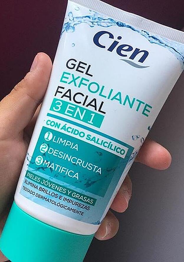 El gel exfoliante de Lidl.