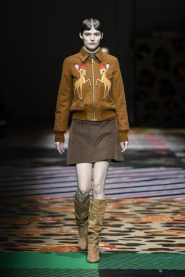 Desfile o/i 2020-21 de Benetton.