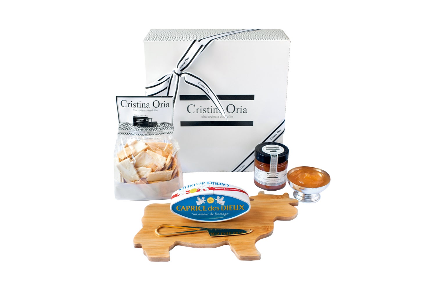 Pack de queso Caprice des Dieux y Cristina Oria (27,70 €) en cristinaoria.com.
