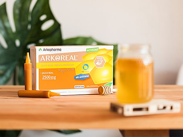 Preparado ArkoReal Megaforte, sin azúcares y 100% natural, de Laboratorios Arkopharma (26,30 €).