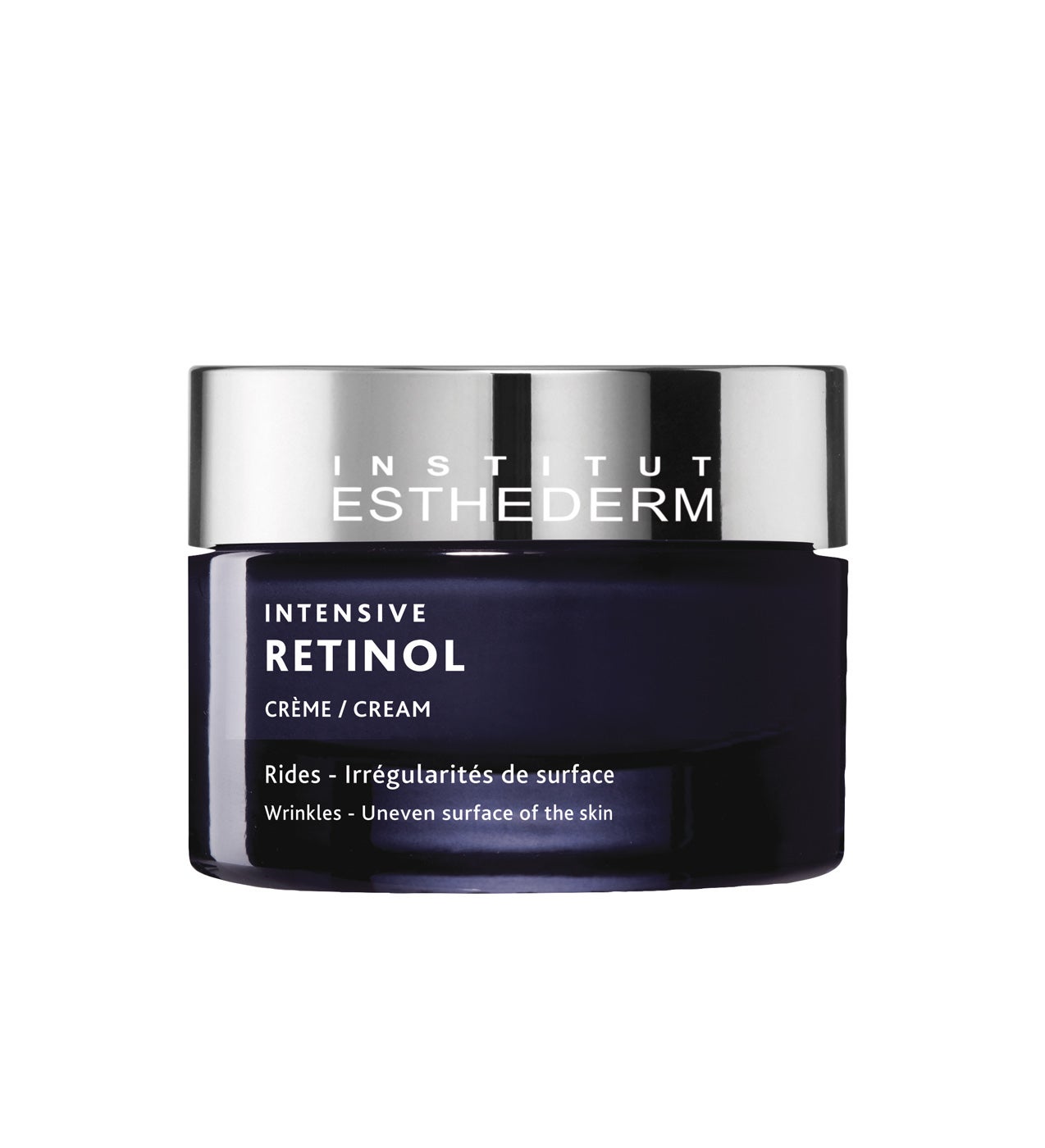 Su fórmula contiene retinol (retinol palmitato), un precursor de Vitamina A que se libera gradualmente, asegurando la estabilidad de la fórmula y permitiendo su uso diario. Su potente acción antiedad suaviza las arrugas más profundas y proporciona luminosidad y firmeza.  Crema Intensivo Retinol de Institut Esthederm  (69 €).