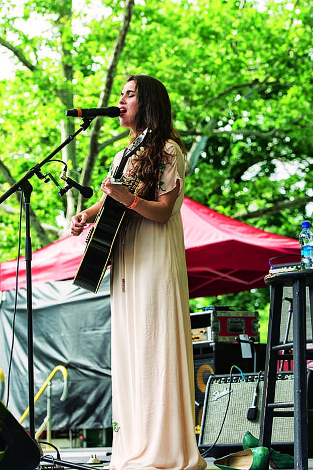 La cantante en un concierto en Central Park, Nueva York, en 2015.