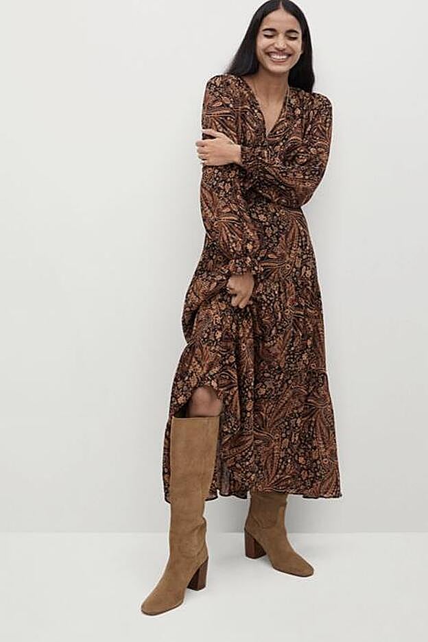 Las botas altas perfectas están en mango, pero han agotado stock y tienen lista de espera.