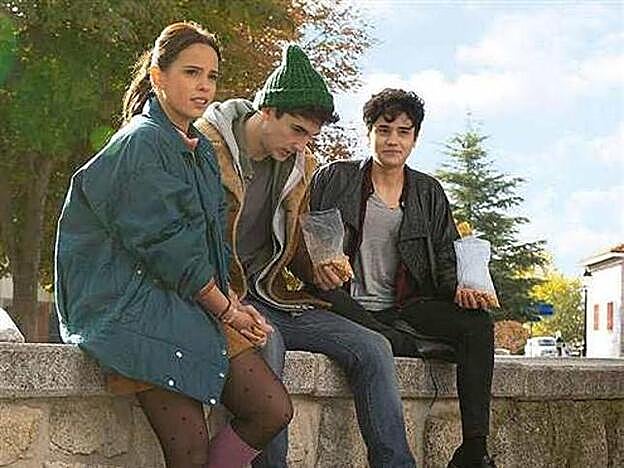 Esta es la primera imagen de Gloria como actriz.