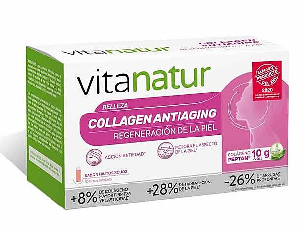 Vitanatur Collagen Antiaging (33 €), en farmacias.