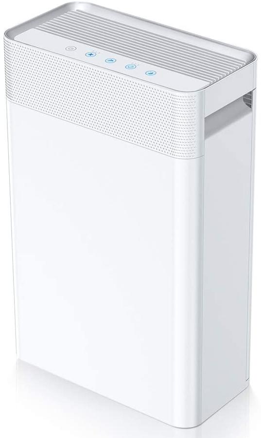 Silencioso y con un sistema de filtros 5 en 1,  este purificador de aire  (está rebajado a 139.99 euros en el Black Friday de Amazon) puede actuar en habitaciones de hasta 40 metros cuadrados, y tiene un filtro HEPA que puede filtrar polvo, polen, bacterias, esporas y contaminantes.