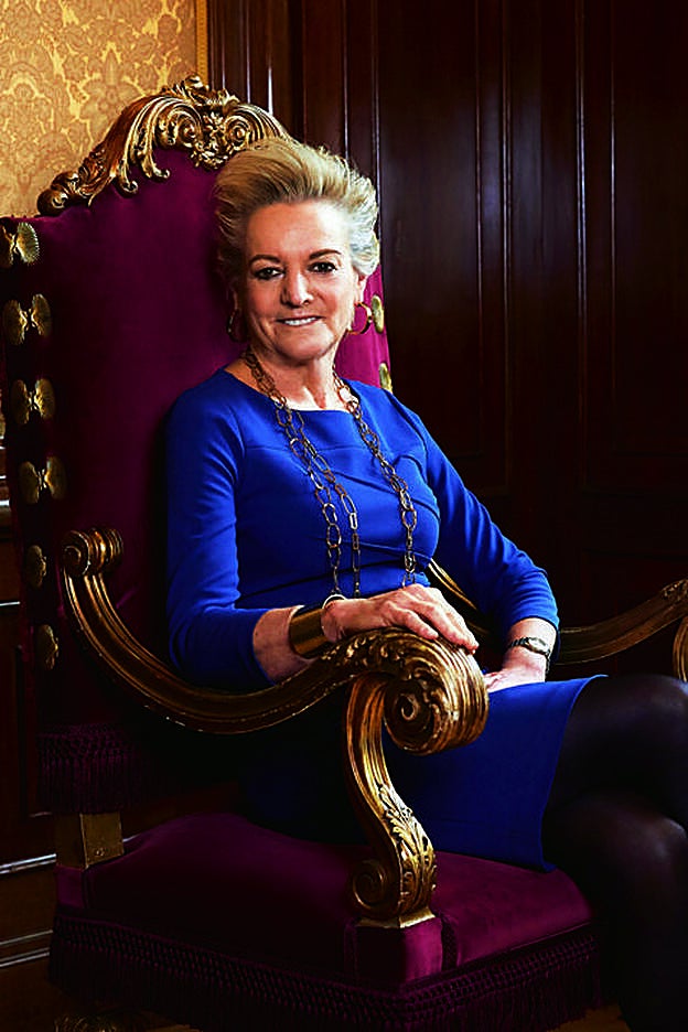 La magistrada María Luisa Segoviano, en la antigua biblioteca del Tribunal Supremo.