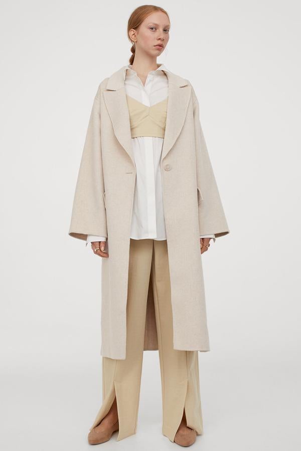 Conjunto de microtop sobre camisa XL, todo de H&M.