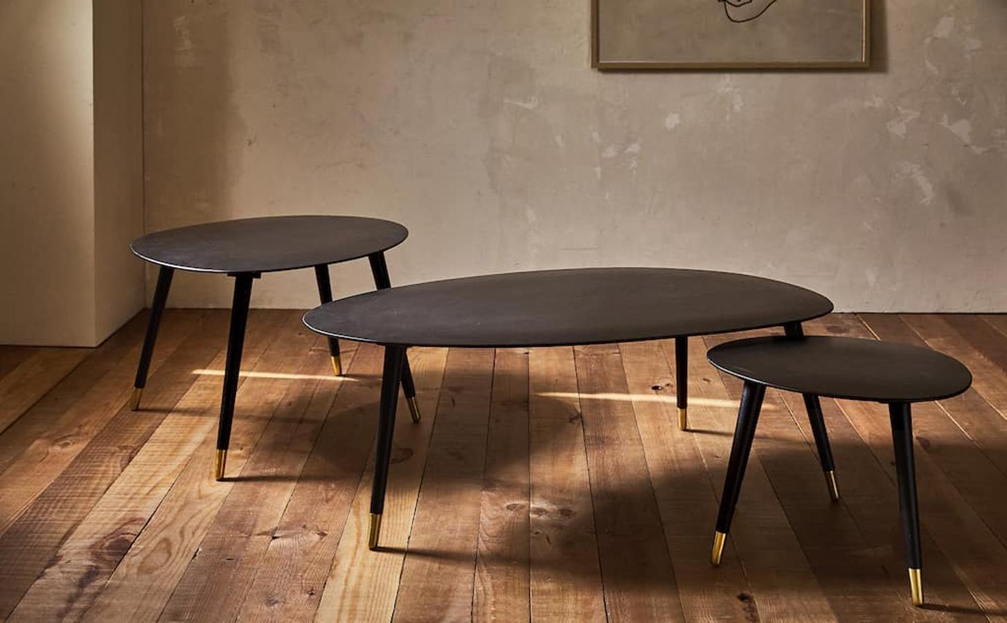 Este conjunto de mesas auxiliares está rebajado un -20% en Zara Home durante el Black Friday.