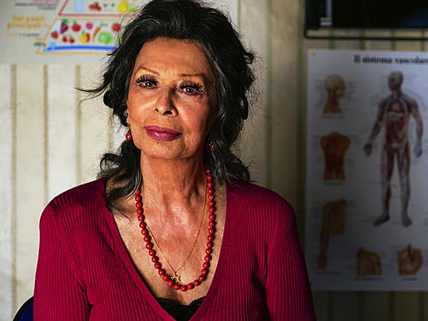 La actriz Sophia Loren.