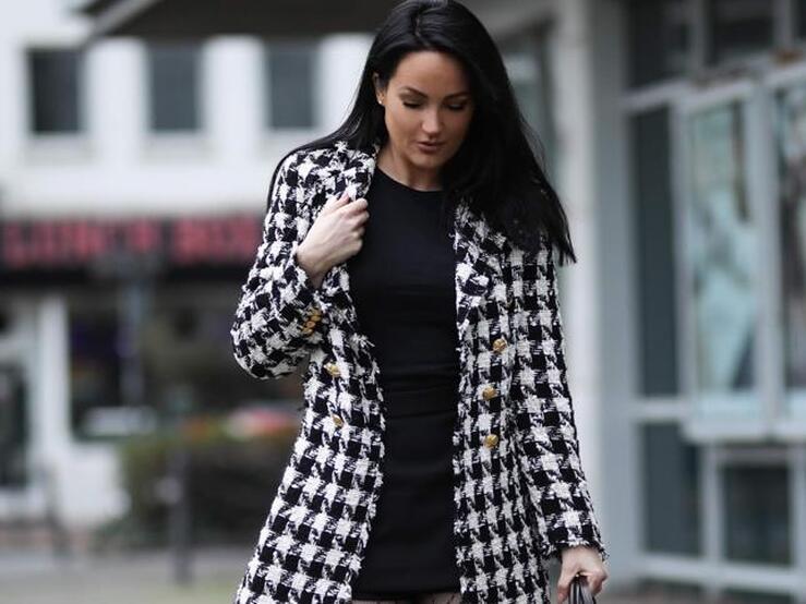 Fotos: Estampado pata de gallo: el recurso más elegante para sumar a tus estilismos invernales