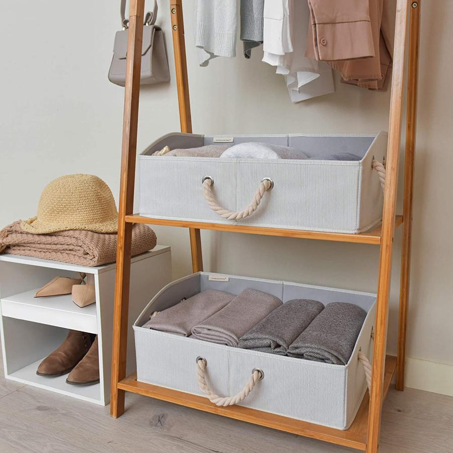 Cajas organizadoras  para ropa y complementos (22.49 euros en Amazon)