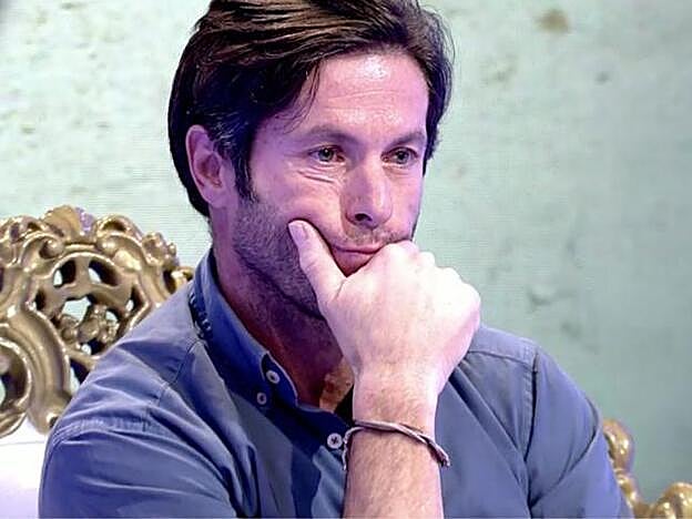 José Antonio Canales Rivera durante su tarde más complicada en 'Sálvame'.