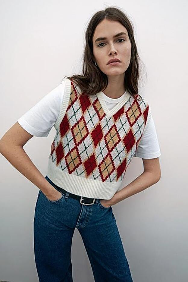 El estampado de rombos se ha convertido en uno de los favoritos de la temporada.