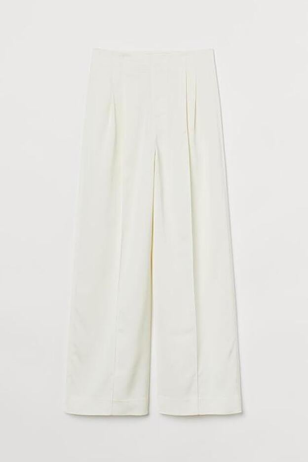 Pantalones de pinzas, de H&M (49,99 €).