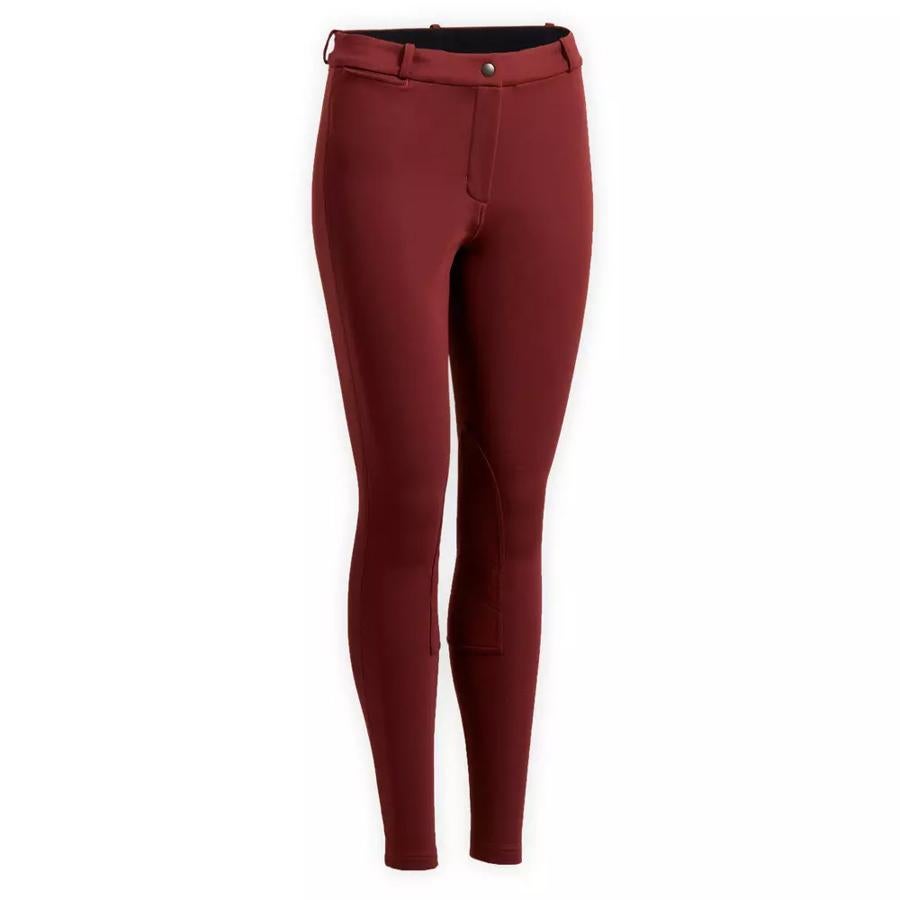 Este legging de equitación es perfecto como alternativa a los pantalones sastre o a los vaqueros en invierno, porque además incorpora forro polar para mantener las piernas calentitas.