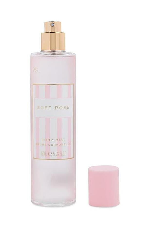 Bruma corporal Soft Rose de 150 ml (3,50 euros).